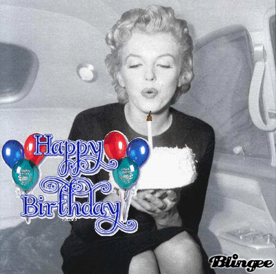 Marilyn monroe happy birthday images